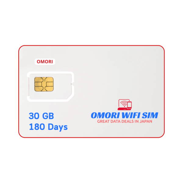 Japan Short Term Sim 30GB for 180 Days