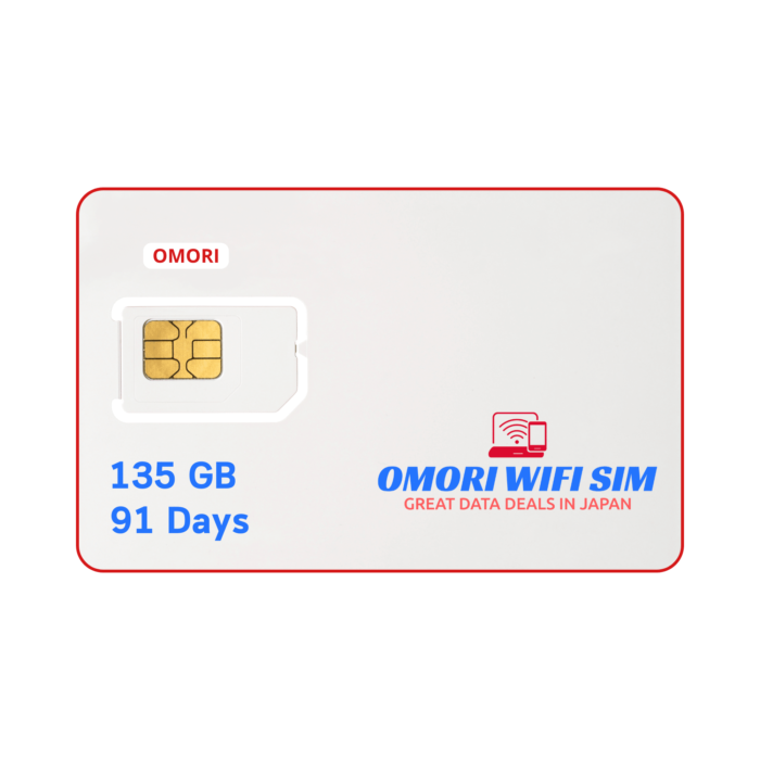 Japan Short Term Sim 135GB for 91 Days