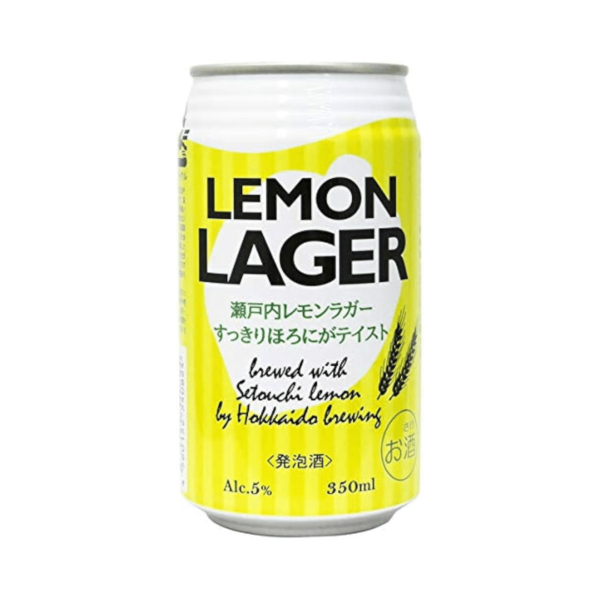 Lemon Lager Beer Can (350ml x 24 Bottles)