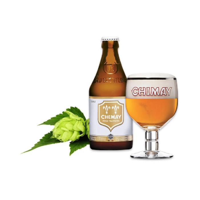 Chimay White Beer (330ml x 24 Bottles) - Image 2