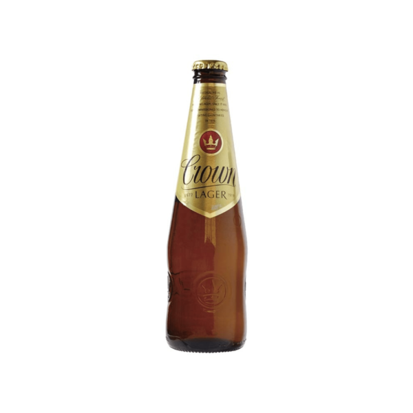 Carlton Crown Lager Beer (375ml x 24 Bottles)