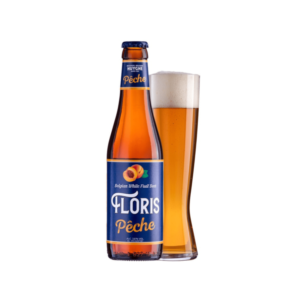Floris Pêche - Belgian white beer (330ml x 24 Bottles)