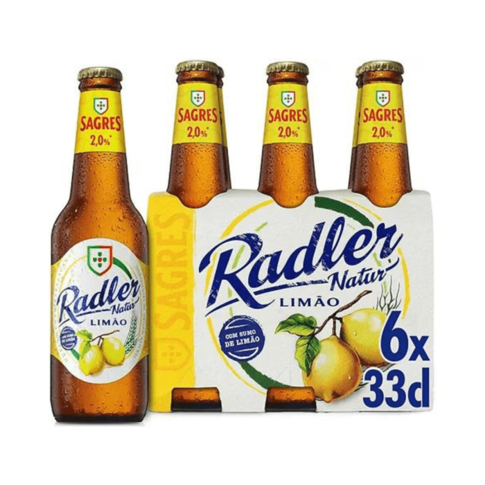 Radler Beer with Natural Lemon Juice (330ml x 24 Bottles) - Image 2