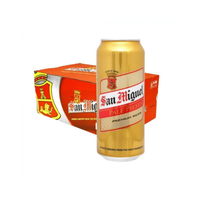San Miguel Pale Pilsen Beer Can (330ml x 24 Bottles) - Image 2