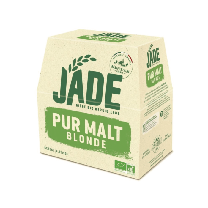 Jade Organic Blonde Beer (250ml x 24 Bottles) - Image 2