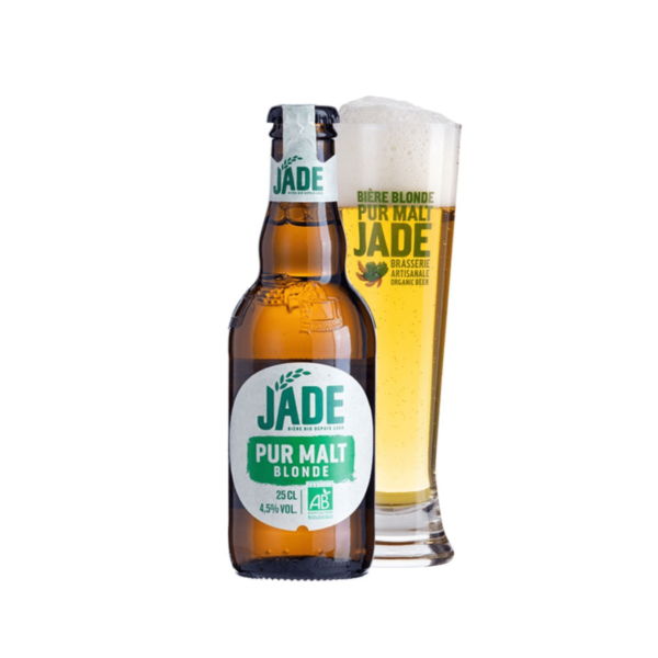 Jade Organic Blonde Beer (250ml x 24 Bottles)