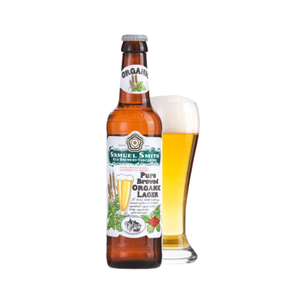 Samuel Smith Organic Lager Beer (355ml x 24 Bottles)
