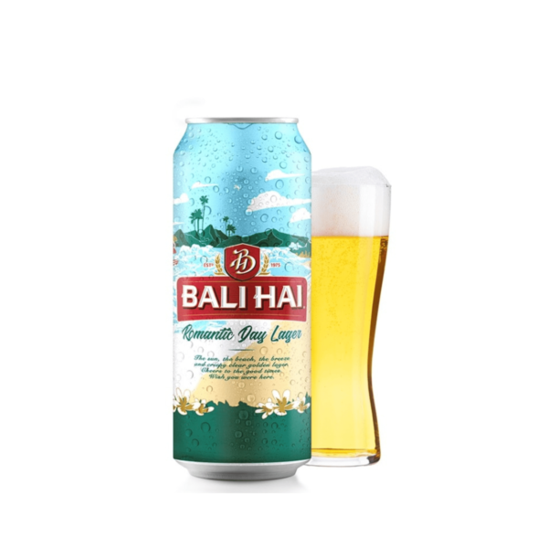 Bali Hai Romantic Lager Beer (500ml x 24 Bottles)