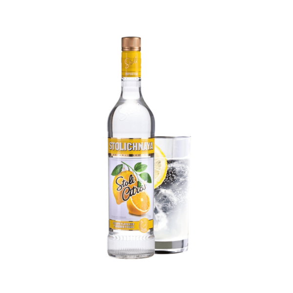 Stolichnaya Citrus Vodka (750ml x 8 Bottles)