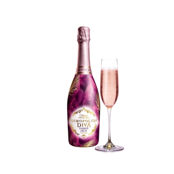 Cosmopolitan Diva Passion Fruit Wine (750ml x 12 Bottles)