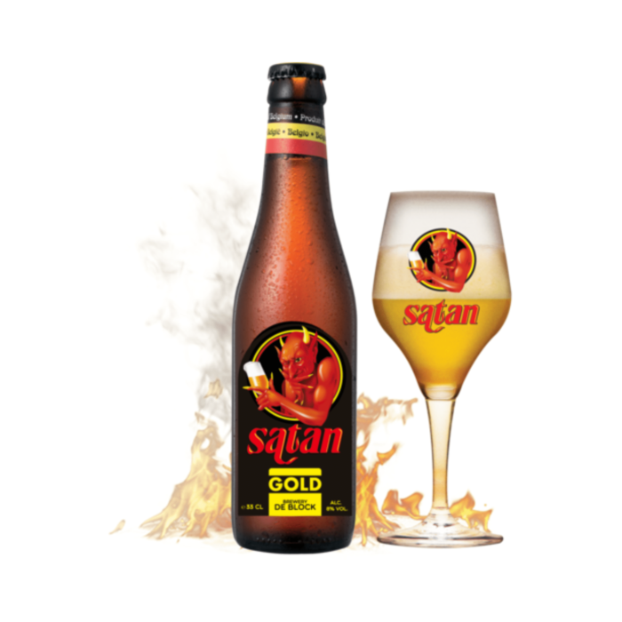 Satan Gold Beer (330ml x 24 Bottles) - Image 2