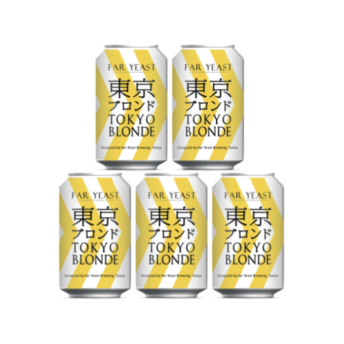 Far East Tokyo Blonde Can (350ml x 24 Cans) - Image 2