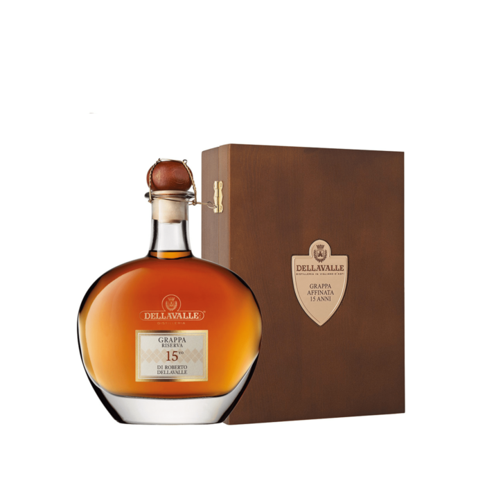 Della Valle Grappa 15 years Brandy (700ml x 6 Bottles) - Image 2