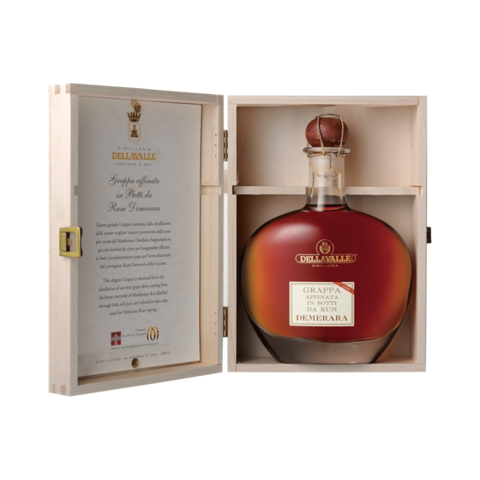 Della Vale Grappa Demerara Cask Brandy (700ml x 6 Bottles) - Image 2