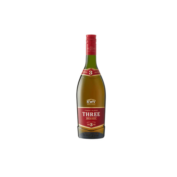 KWV 3 year old Brandy (750ml x 1 Bottle)