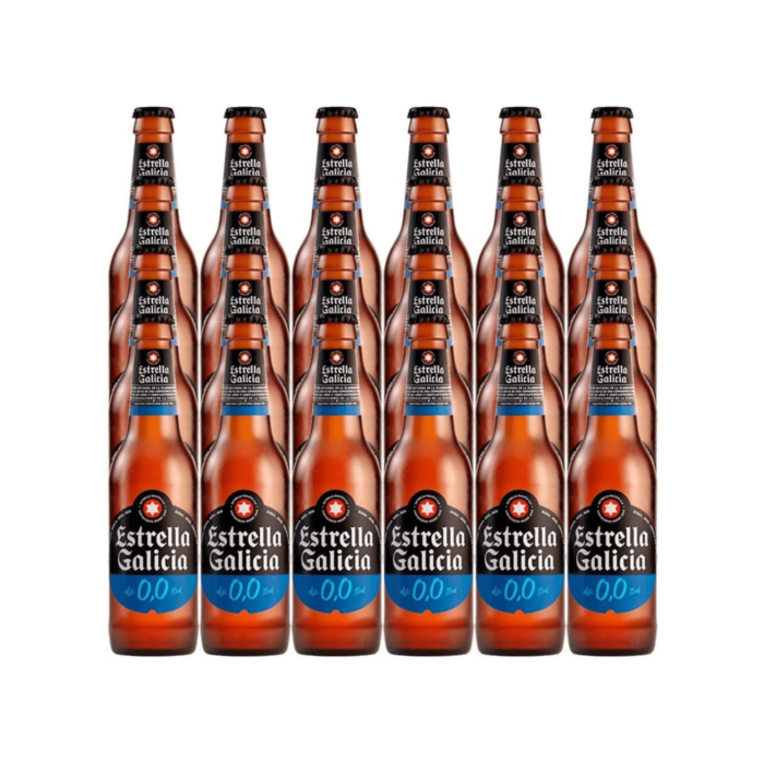 Estrella Galicia Non-Alcoholic Beer (250ml x 24 Bottles) - Image 2