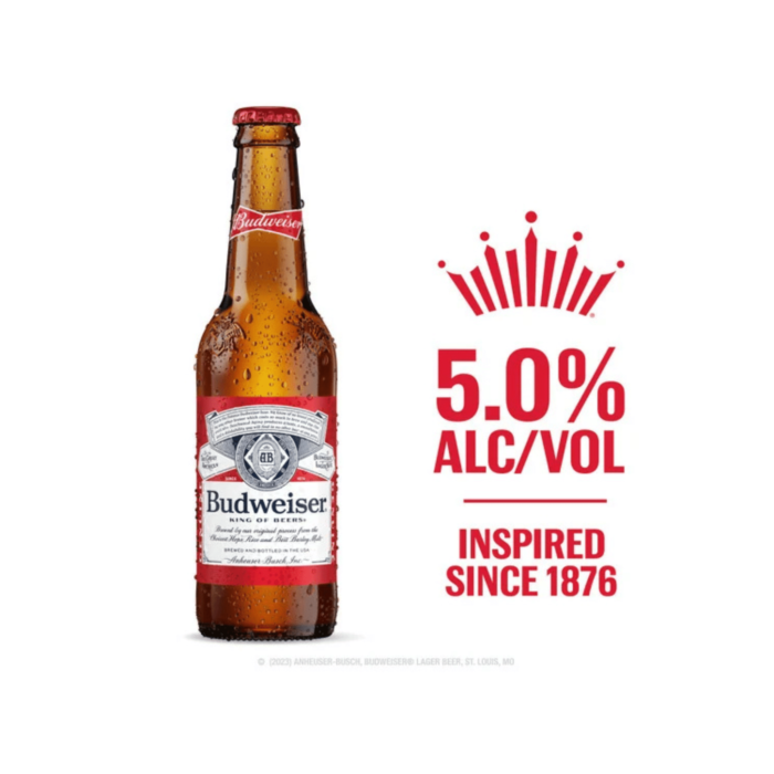 Budweiser Beer (330ml x 24 Bottles) - Image 2
