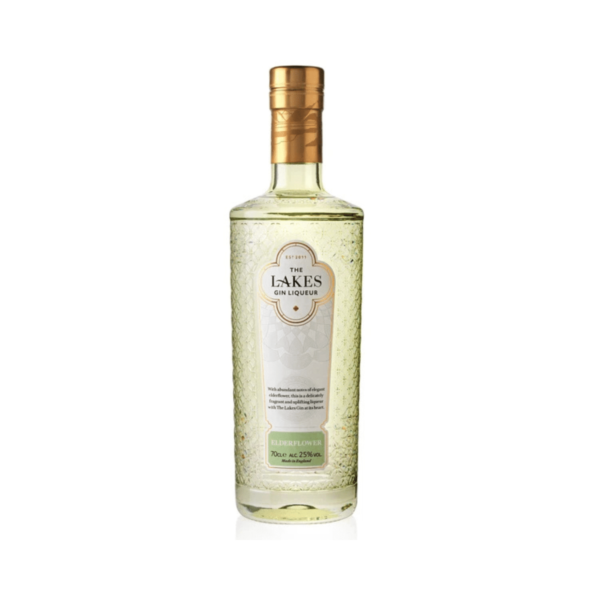 The Lakes Elderflower Gin Liqueur (700ml x 1 Bottle)