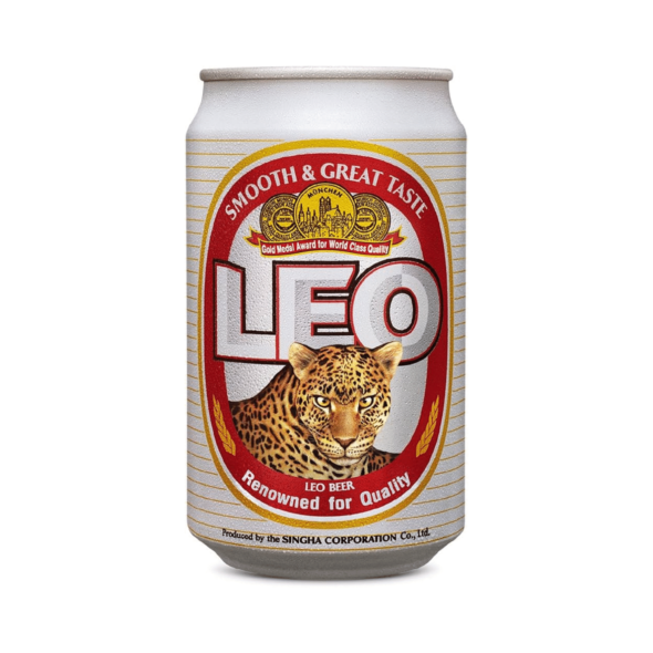 Leo Lager Beer Can (330ml x 24 Cans)