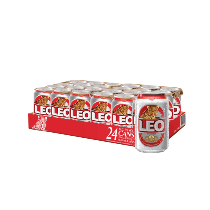 Leo Lager Beer Can (330ml x 24 Cans) - Image 2