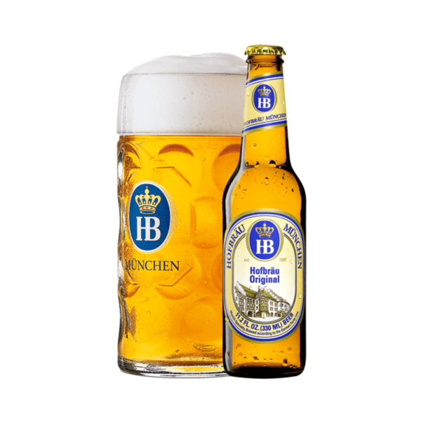 Hofbrau Original Beer (330 ml x 24 Bottles)