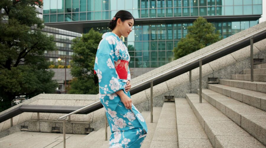 French Fashion Meets Japanese Kimono Design